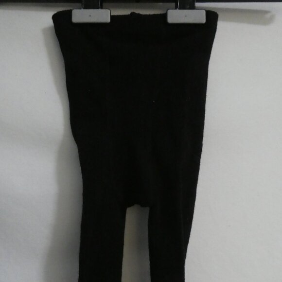 Black Combed Cotton Tights With Feet | Baby Girl | 18-24 months | NWOT - Picture 7 of 9